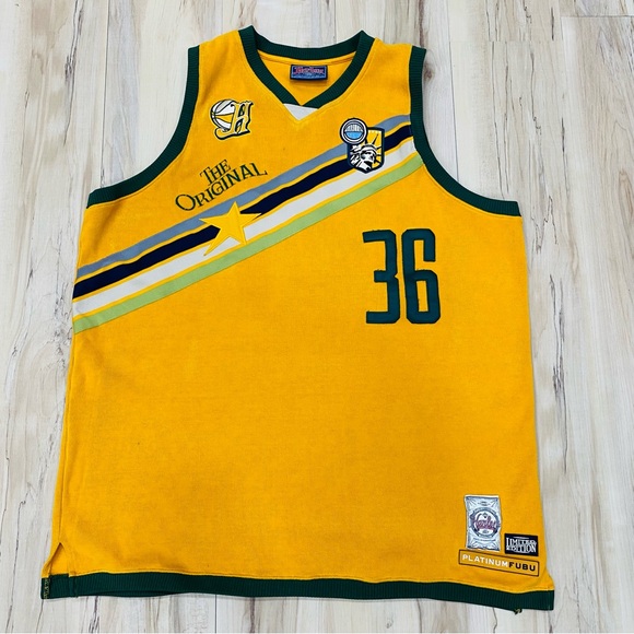 FUBU Other - Harlem Globetrotters Meadowlark Lemon Jersey Vest Sweater Platinum Fubu size XXL
